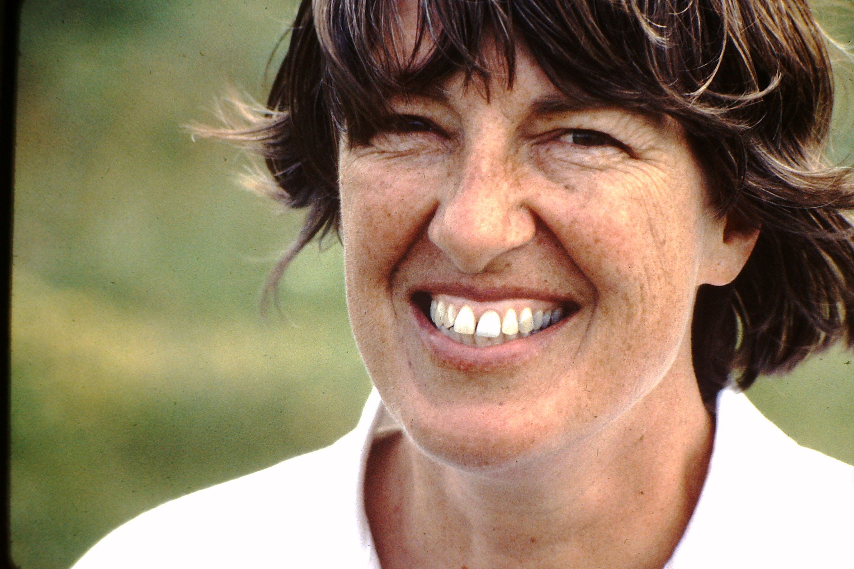 Mary's face, smiling